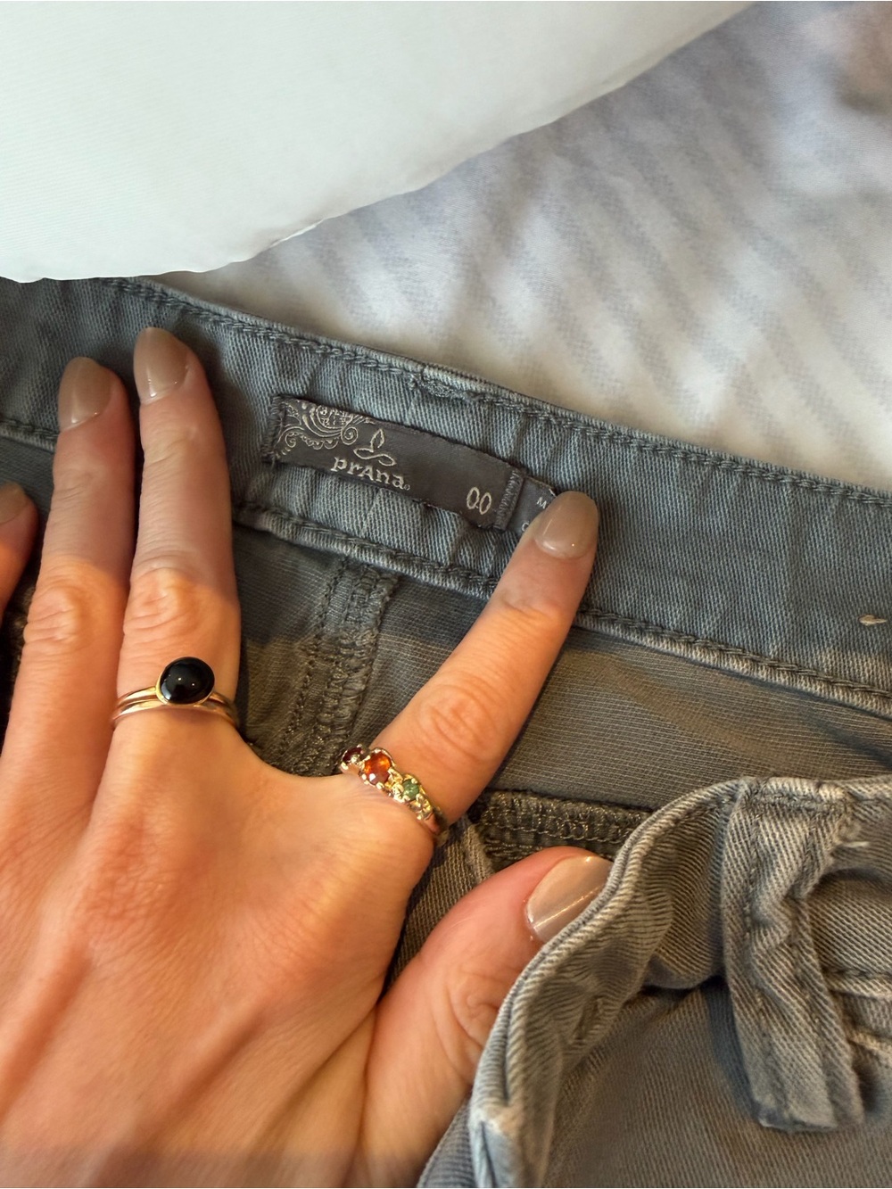 Women's Gray/Blue Prana Jeans